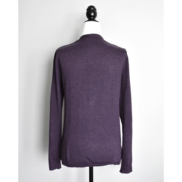Long Sleeved Purple Cardigan - Picture 2 of 4